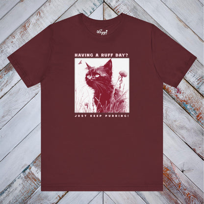 Ruff Day? Just Keep Purring” Wet Kitten Tee