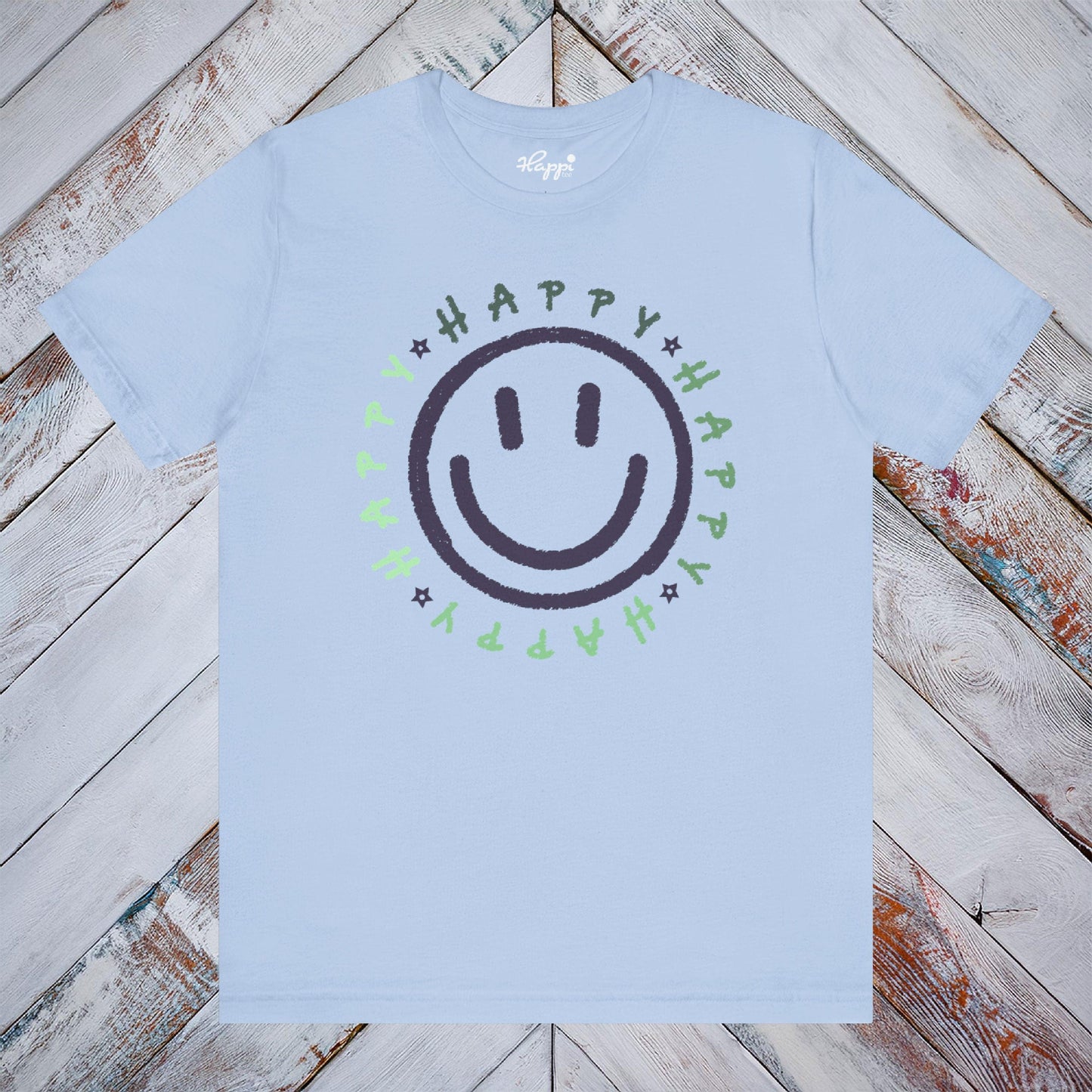 Endless Happy Loop Blue Tee