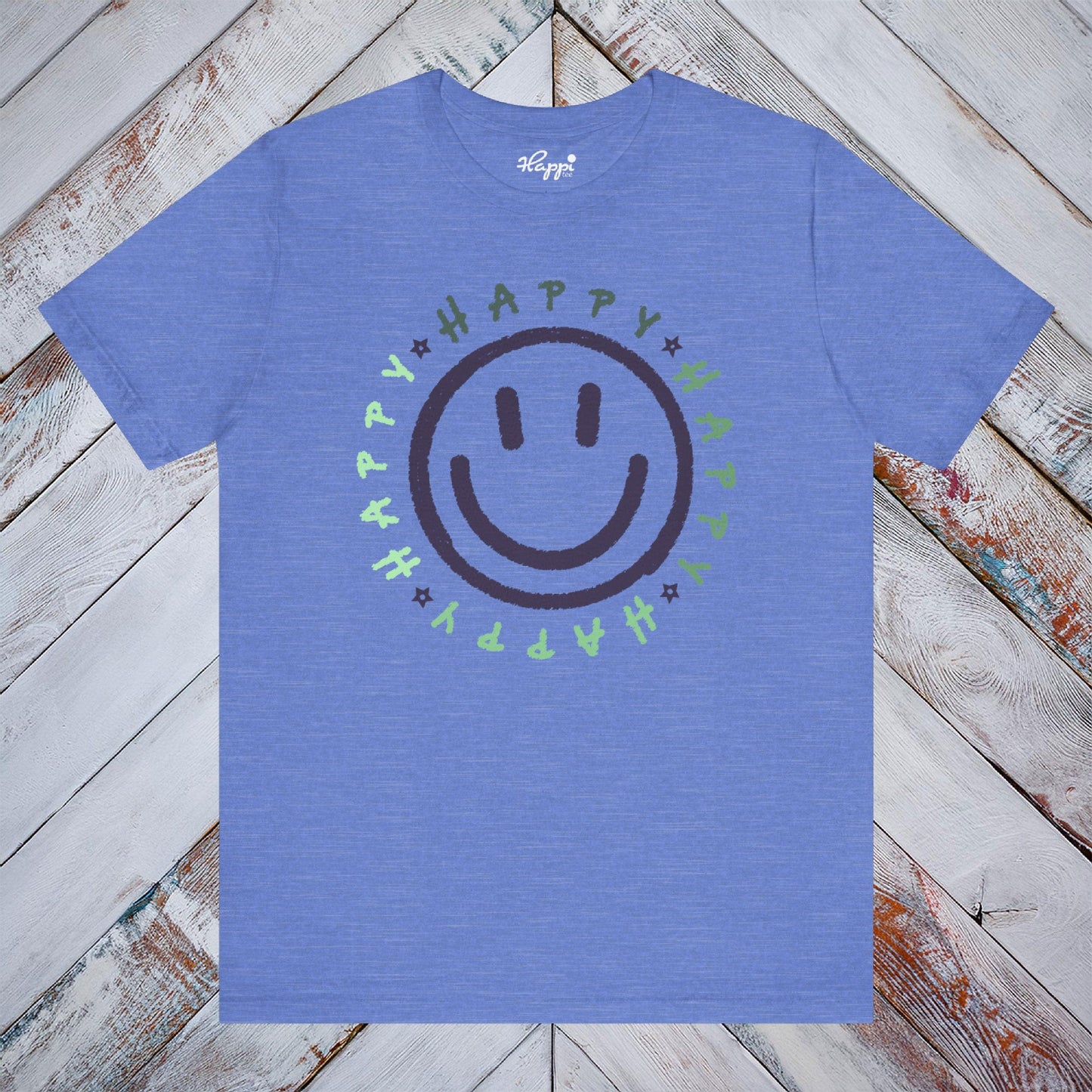 Endless Happy Loop Blue Tee