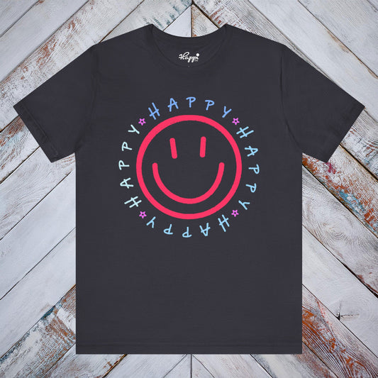 Endless Happy Loop Pink Tee